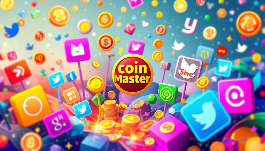 Coin Master nas redes sociais